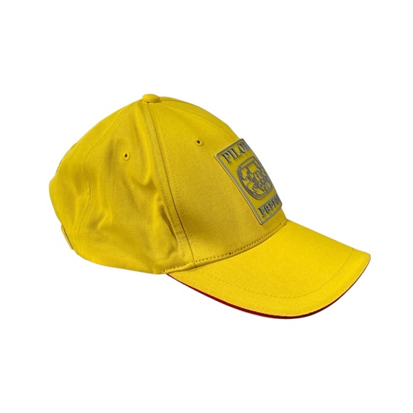 Puma Ferrari Driving Course Corso Pilota Yellow Cotton Strapback Hat Cap - Picture 2 of 11